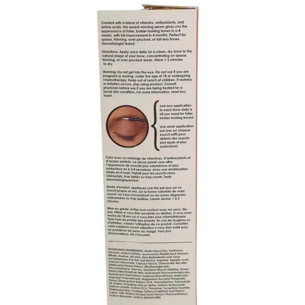 Grande Cosmetics GrandeBrow Brown Enhancing Serum 4 Month Supply